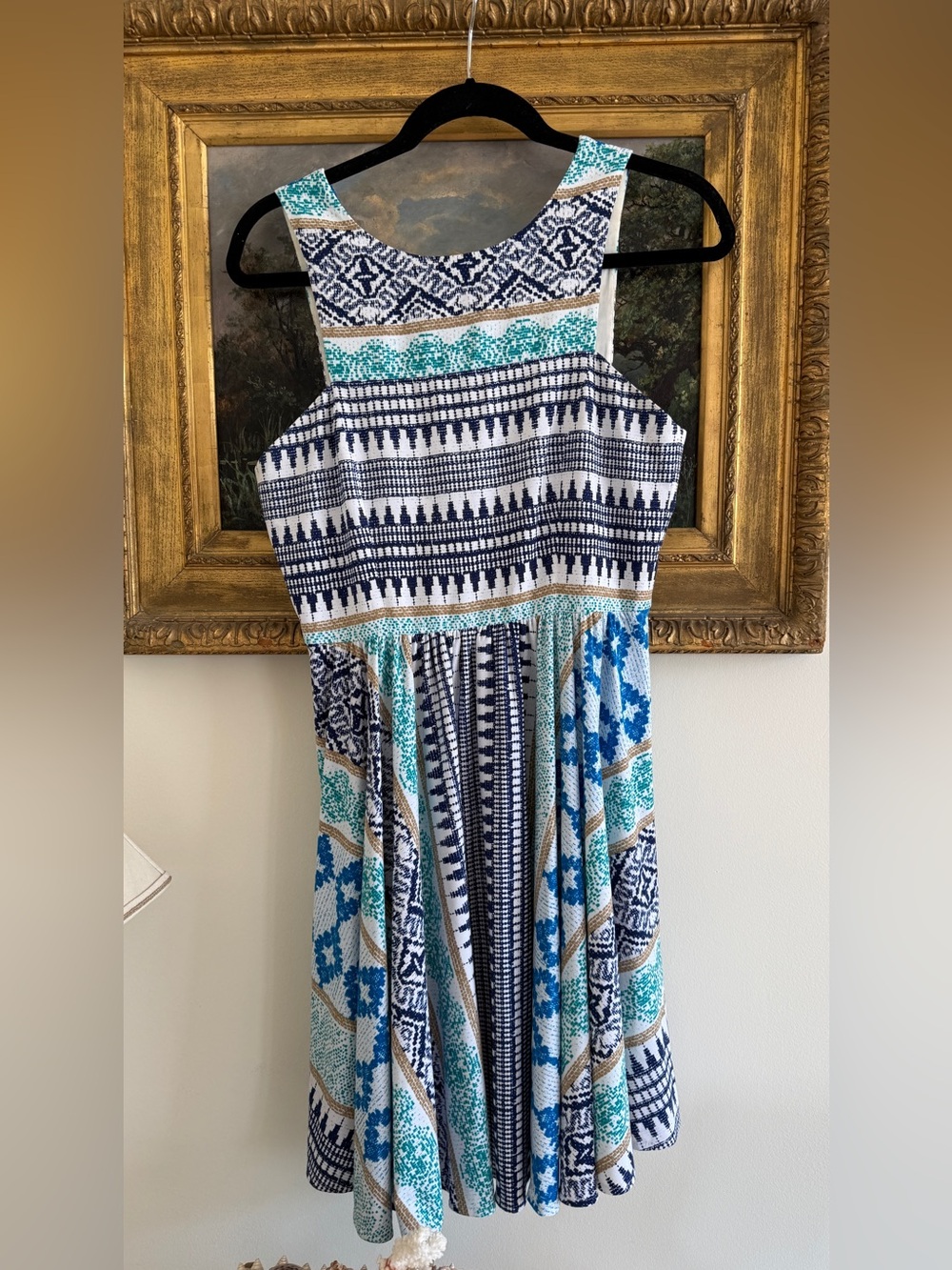 4 Collective Geometric Print Dress. Size 4. Like new.